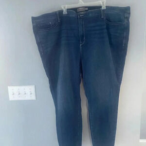 Torrid Denim Jeans Sky High Skinny Premium Stretch 30T Tall Plus Size High Rise